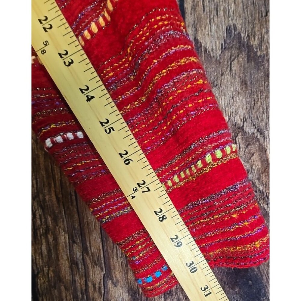 Coldwater Creek Patchwork Jacket Red Colorful Sho… - image 10